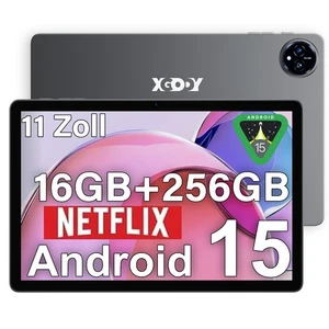 Blackcase Q17 Pro WiFi Android 15 Tablet 11 Zoll 16GB+256GB Widevine L1 8000mAh - Afbeelding 1 van 11
