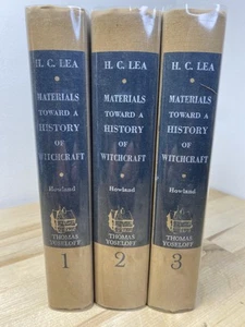 Materials Toward A History Of Witchcraft Vols. 1-3 - H.C. Lea 1957 - Picture 1 of 18