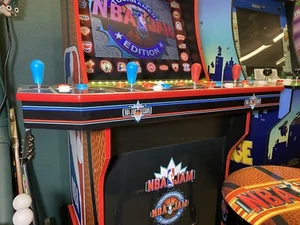 Relleno del panel de control frontal Arcade 1up NBA JAM