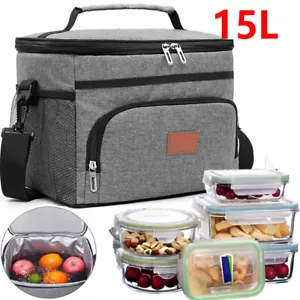 Cooling Bag School Picnic Lunch Box Insulated Small Thermal Cooler Camping Food - Picture 1 of 15