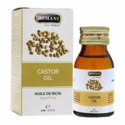 Hemani Rizinusöl kaltgepresst Castor Oil Rizinus samen Körper+Haaröl Haarausfall - Bild 1 von 2