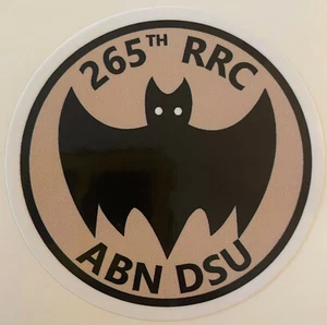 265a Compañía de Investigación de Radio de los Estados Unidos Unidad de Apoyo Directo Aerotransportado Pegatina D736 - Imagen 1 de 1