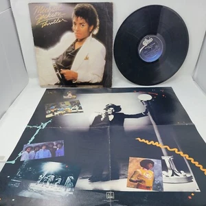 “Thriller” Vinyl-  Michael Jackson (“Beat It” Addition) Original RPM with poster - Bild 1 von 13