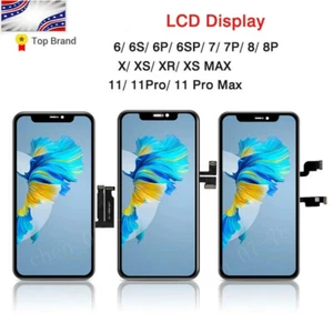 For iPhone 6 6S 7 8 Plus X XS MAX XR 11 Pro LCD Screen Display Replacement Parts - Picture 1 of 31