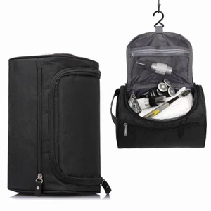 Mens Travel Wash Bag Toiletry Organizer Shaving Cosmetic Case Waterproof TOP AU - Picture 1 of 12