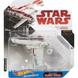 Bombardero de resistencia Disney Hot Wheels Star Wars naves estelares con soporte de vuelo nuevo - Imagen 1 de 3