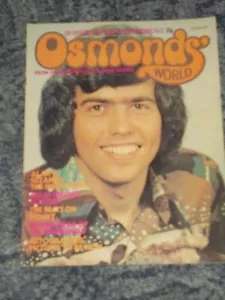 Osmonds' World Magazine Issue No.12 october 1974 The Osmonds Donny Osmond - Foto 1 di 6