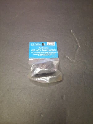 Radio Shack 75-Ohm Coax VCR to TV Signal Combiner 15-1297A Radio Shack Vintage - Image 1 of 2
