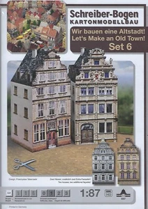 SCHREIBER Kartonmodellbaubogen Altstadt-Set 6 Nr.: 697 1:87/H0 - Imagen 1 de 2
