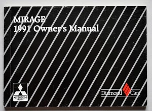 1991 MITSUBISHI MIRAGE OWNER'S MANUAL & TECH GUIDE ~ 128 PAGES - Picture 1 of 14