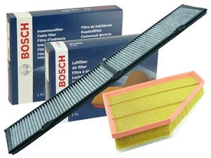 BOSCH BMW 3er E90 E91 E92 E93 Innenraumfilter Pollenfilter Luftfilter Filter Set - Bild 1 von 5