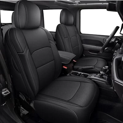 For Jeep Gladiator JT Seat Covers 2020-2024 Custom Pad Front & Rear Waterproof - Image 1 of 4