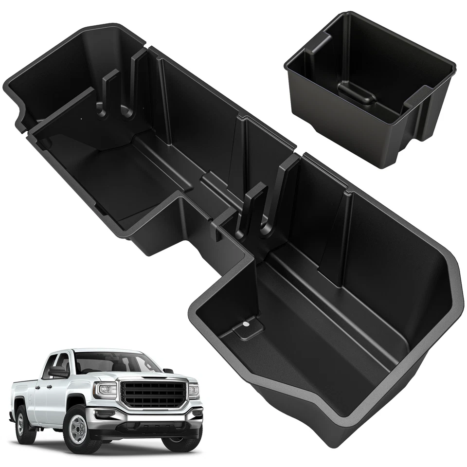 Under Seat Storage for 2019-2025 Chevy  Silverado GMC Sierra 1500 2500HD 3500HD - Image 1 of 4