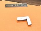THE L.S. STARRETT CO. No. 20-1  1.0” HARDENED STEEL SQUARE WITH STRAIGHT EDGE.