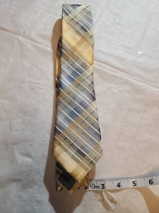 Madison Tan/Blue Striped Tie - Picture 1 of 4