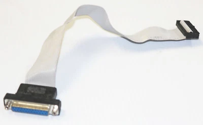 原始设备制造商 25 针母头并行端口卡和电缆 - 复古网关 2000 4DX2-66V 486 — 第 1/4 张图片