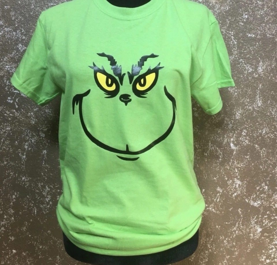Grinch T-shirt Light Green ADULT🎄UNISEX🎄X LARGE - Image 1 of 1