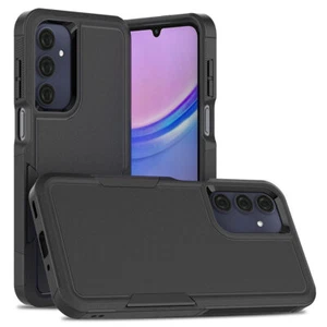 Case for Samsung Galaxy A16 Heavy Duty Rugged Phone Cover (Black) Black - Picture 1 of 5