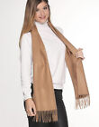 100% Baby Alpaca Scarf, Solid Weave Brushed, With "no Synthetics, All Natural
