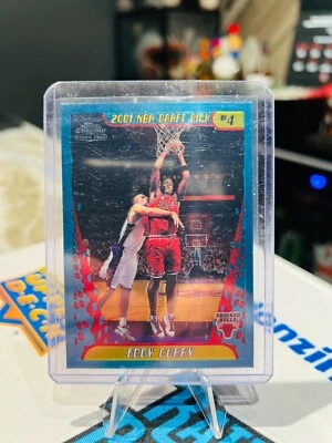 2001-02 Topps Chrome - #132 Eddy Curry (RC) ROOKIE CHICAGO BULLS - Image 1 of 2