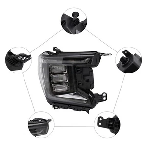 For 2021 2022 2023 GMC Yukon Headlight Front Right Passenger Side LED  Lamp - Foto 1 di 20