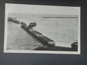 CPA 14 ARROMANCHES - Brise lames du Port Artificiel - Imagen 1 de 2