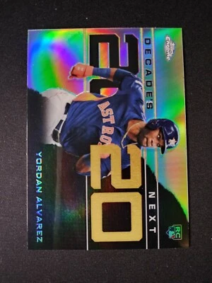 Yordan Alvarez 2020 Topps Chrome Decades Next Refractor Rc Rookie Astros - Image 1 of 2
