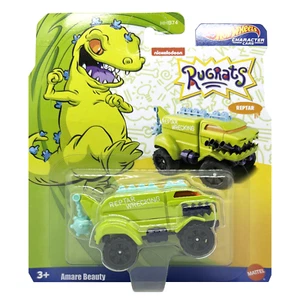 Hot Wheels Rugrats Character Cars Toys Die-Cast 1:64 Scale - Reptar Wrecking - Picture 1 of 1