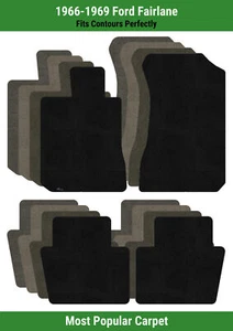 Lloyd Ultimat Front & Rear Row Carpet Mats for 1966-1969 Ford Fairlane  - Picture 1 of 62