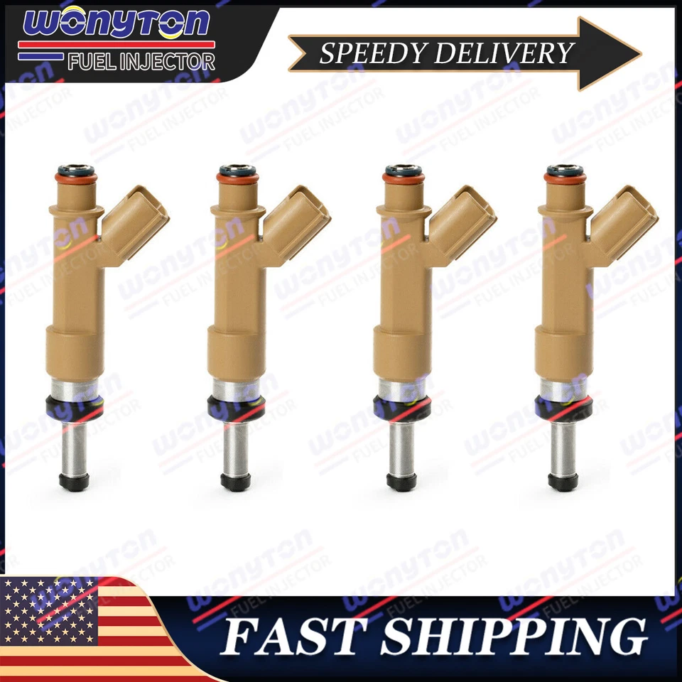Juego de 4 inyectores de combustible 23209-39295 para Toyota Prius 1,8 L Foto 1 de 4
