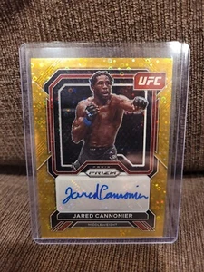 Autógrafo Jared Cannonier 3/10 UFC Prizm Gold Disco 2023 - Raro - Imagen 1 de 2