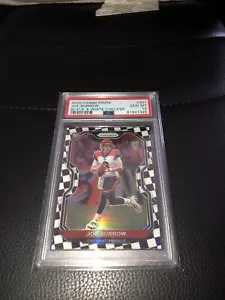 joe burrow Prizm Checkerboard 307 Rookie Psa 10 Low Pop Future Hof Goat 2020