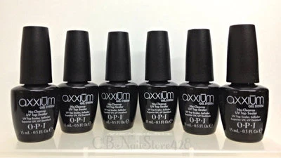 Sistema de gel OPI AXXIUM - Sellador superior UV sin limpieza AX 212 - 0,5 oz/15 ml - Juego de 6 Foto 1 de 2