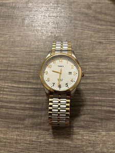 Timex Men's Elevated Classics Two-Tone Dress Watch with Expandable Band - Picture 1 of 5