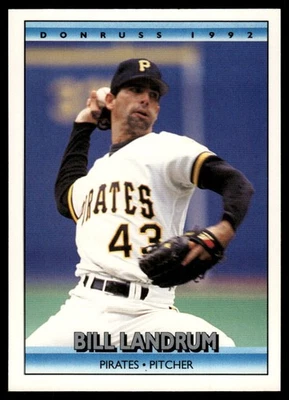 1992 Donruss #221 Bill Landrum - Image 1 of 2