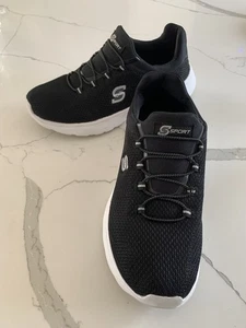 Sport By Skechers Women’s Shoes  Size US 7.5 Black Running Walking Slip On Shoes - Picture 1 of 24