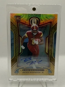 Brian Robinson Jr. 2022 Panini Gold Standard Rookie Auto Platinum /49 Commanders - Picture 1 of 2