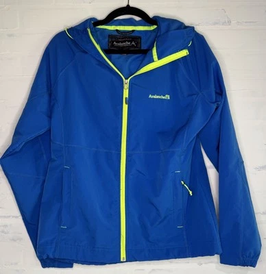 Avalanche Blue Full Zip Hooded Windbreaker Jacket  Womens Size Large - Image 1 of 4