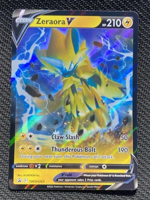 Zeraora V SWSH263 Sword & Shield Promo Card Pokemon NEAR MINT NM - Image 1 of 2