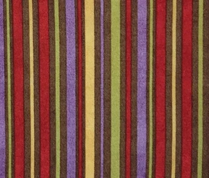 Debbie Mumm JoAnn Purple Red Green Yellow Brown Stripes Cotton Quilt Fabric BTY - Picture 1 of 6