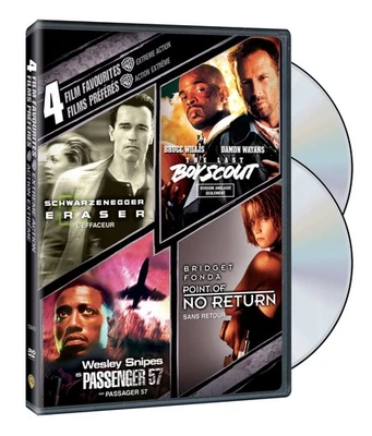 4-Film Favorites: Extreme Action - Eraser / Last Boy Scout / Passenger 57 / ... Foto 1 de 2
