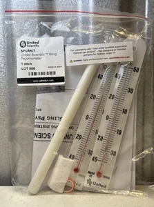 United Scientific Sling Psychrometer Kit SPCRKIT - Measure Relative Humidity - Picture 1 of 8