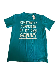 New with Tags Boys/Girls Constantly Surprised by my own Genius Teeshirt XL Place - Picture 1 of 3