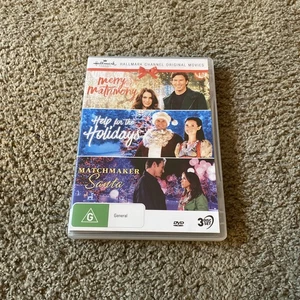 HALLMARK Movies - Matchmaker Santa, Merry Christmas, Help for the Holidays DVD - Picture 1 of 4