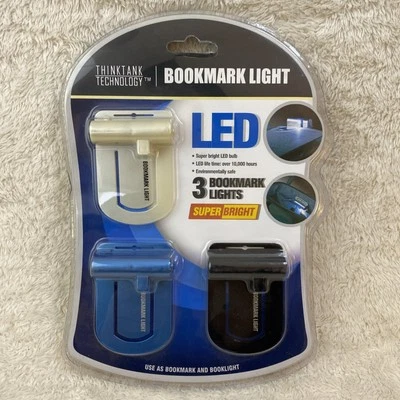 LED Bookmark Lights 3 Pack Think Tank Technology Purse Light Bookmark Lights New - Image 1 of 3