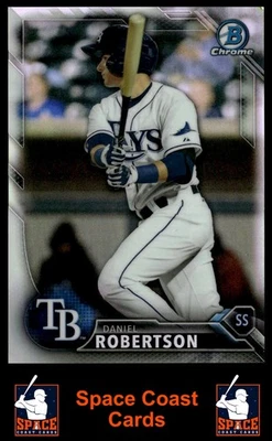 2016 Bowman #BCP96 Daniel Robertson Chrome Prospects Refractor #/499 - Image 1 of 2