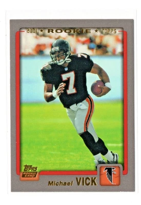 2001 Topps Football Michael Vick #311 RC Atlanta Falcons Rookie Eagles VT Hokies - Image 1 of 2
