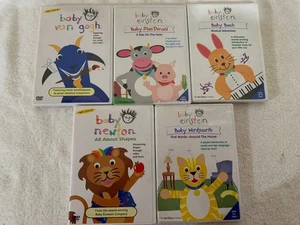 Baby Einstein Lot of 5 DVD's Educational Early Learning Bach Newton Van Gogh - Picture 1 of 19