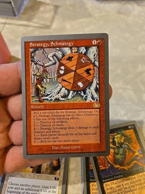 MTG  Unglued Strategy, Schmategy NEVER PLAYED  - Image 1 of 4