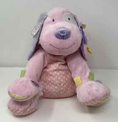 Juguete de peluche para niños Preferred Little Lovey rosa cachorro perro bebé taggy Foto 1 de 4